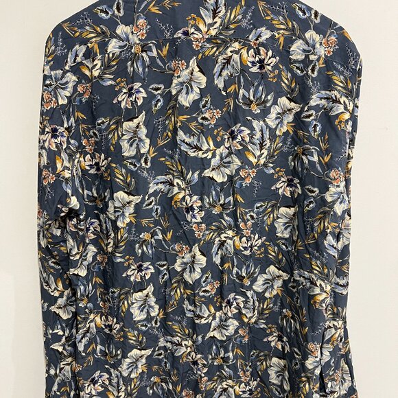 BARBA Napoli Dandy Life Multicolor Floral Button-down Casual Dress Shirt 17 XL - Picture 3 of 3